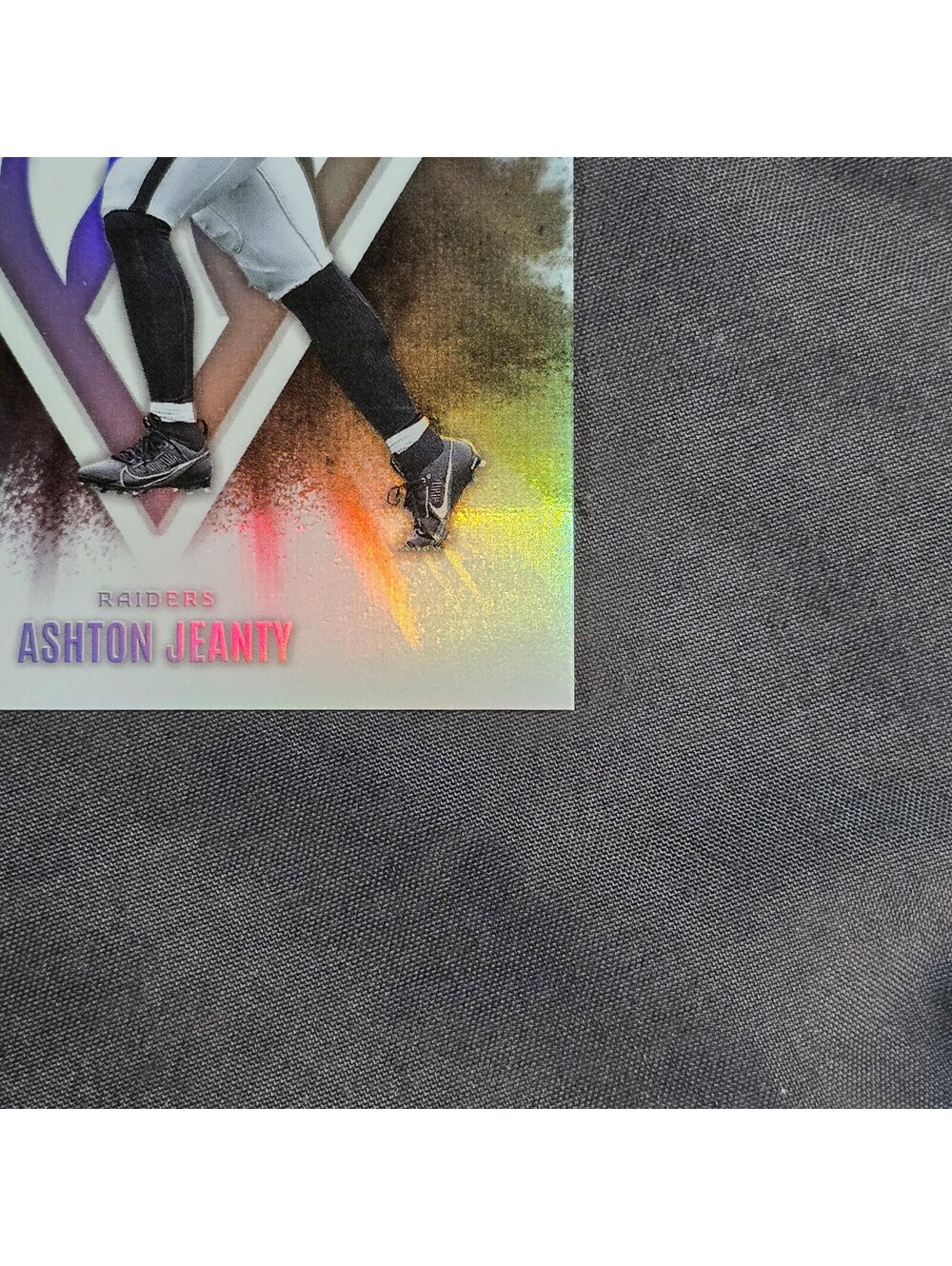2025 Panini Phoenix Ashton Jeanty Color Blast Rookie RC SSP #13 Raiders - Picture 5 of 6